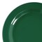 Smarty Had A Party 10.25" Solid Green Holiday Round Disposable Plastic Dinner Plates (120 Plates), 120PK 110GR-CASE - alternate 1